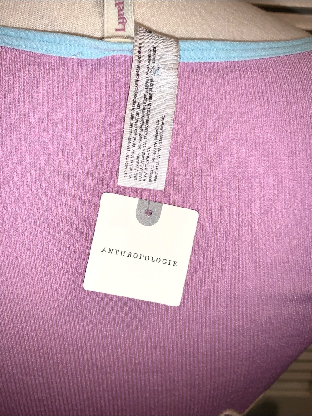 LyreBird Textured Seamless Crop Top NWT Anthropologie Small - Picture 6 of 9